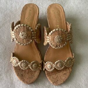 NEW! Never worn Jack Rogers Lauren Mid Wedges without box
